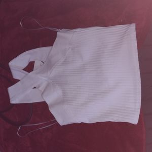 Criss cross halter tank